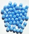 8mm Round Satin Glass Beads